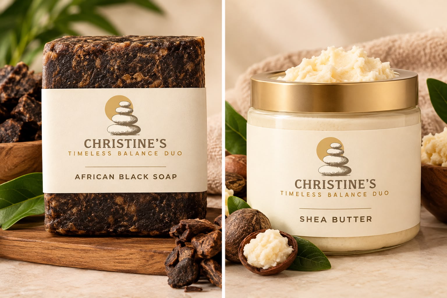 Black Soap and Shea Butter Set